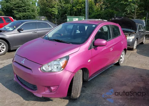 2015 Mitsubishi Mirage De/Rf из США, поврежденный, VIN ML32A3HJ0FH041004